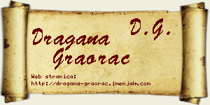 Dragana Graorac vizit kartica